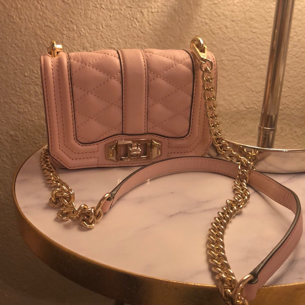 Rebecca Minkoff pink crossbody bag